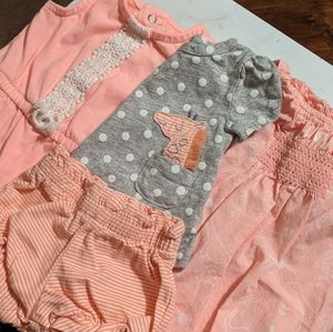 3 OUTFIT newborn girls lot